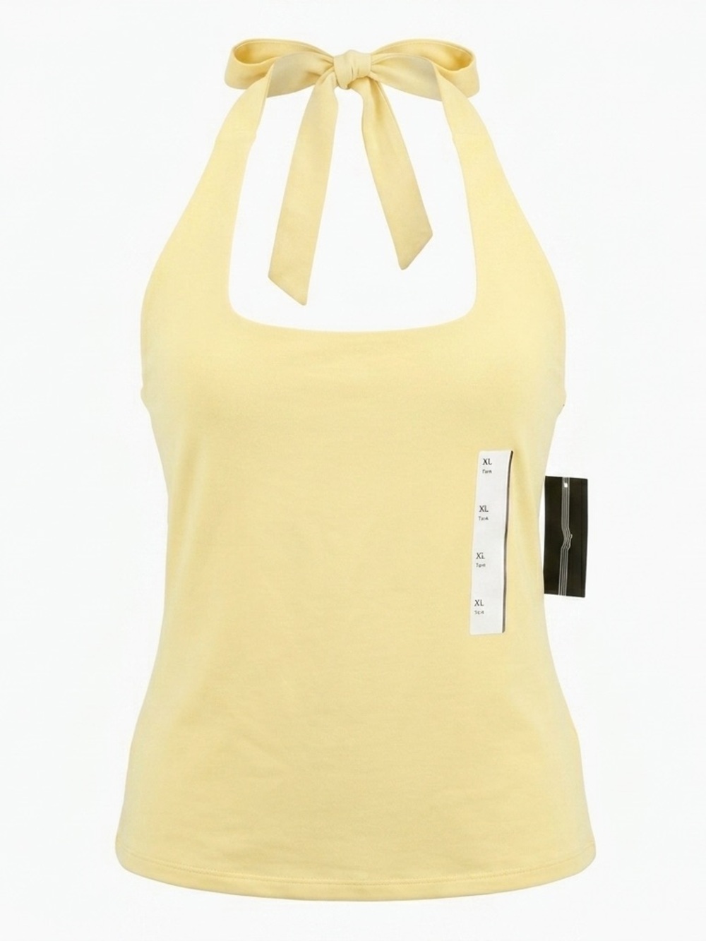 Wild Fable Pastel Yellow Halter Tank Top Size XL